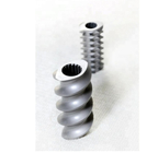 HRC 58-62 Triangle Flighted Extruder Screw Elements For Puffed Food