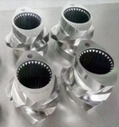 Petrochemical Industry TEX77 Convey Screw Segments For Co-Rotating Extruders