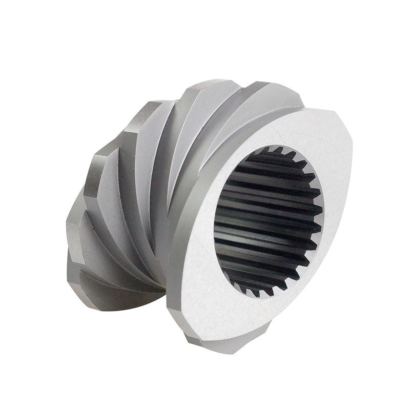 Involute Spline 2 Flighted Kneading Block Of 30° Angles 7 Layers Lengths 64mm For Mixing Satisfy