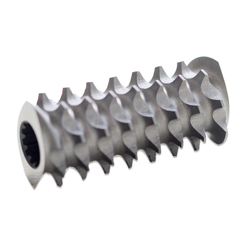 Extruder Leakage Mixing Screw Element Cr12MoV 60HRC Wear Resistance