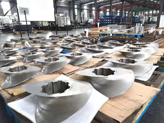 Petrochemical Industry 250 Screw Segments for Pelletizer Outside Diameter 247.9