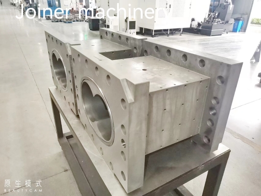 Coper Twin Screw Extruder Barrel Segments,Double Screw Extruders Spare Parts for Petrochemical Industry