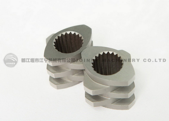 Screw Extruder Machine Parts Pelletizer CNC Machining Screw Segments