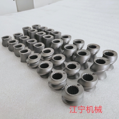 TEX77 Involute Spline Transition Kneading Block Screw Segments for Petrochemical Factory