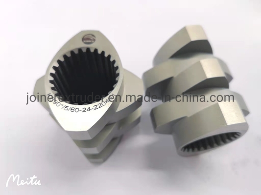 Eco Friendly Materials Twin Screw Extruder Parts TEX65 Screw Good Machinability