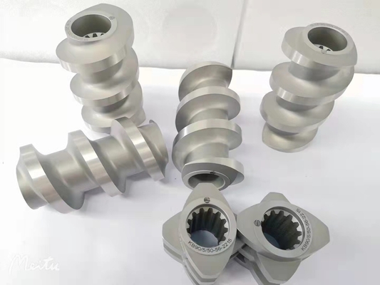 SME Under Compression Corotating Screw Extruder Components Screw Element