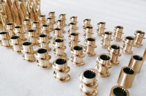 45 Nickel Alloy Twin Screw Extruder Parts Screw Segment For PP PVC