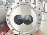CNC Machining Co-Rotating Twin Screw Extruders Machine Screw Barrels Cylinder For Puffed Food