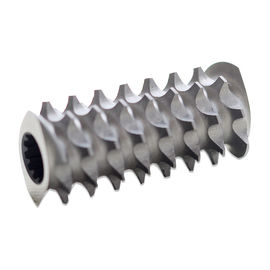 GB Standard 316L Single Flighted Twin Screw Extruder Machine Screw Elements