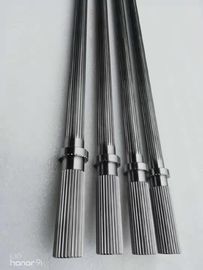 Involute Spline Screw Shafts Plastic Twin Screw Extruder Parts For Puffed Food Industry