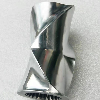 SUS440C Double Screw Extruder Machine Parts Screw Segments For Plastic Engineering