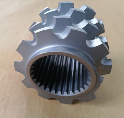SUS440C Double Screw Extruder Machine Parts Screw Segments For Plastic Engineering