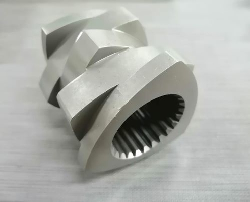 ZE77 Covey Screw Segments Extruder Screw Material HRC58 - 62 Hardness For Pelletizer