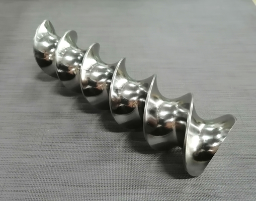 SUS440C Double Screw Extruder Machine Parts Screw Segments For Plastic Engineering