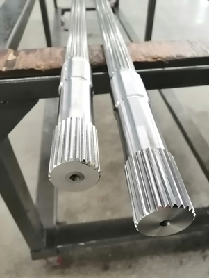 High Torque Petrochemical Twin Screw Extruder Shaft Maris223 1.2343 Material