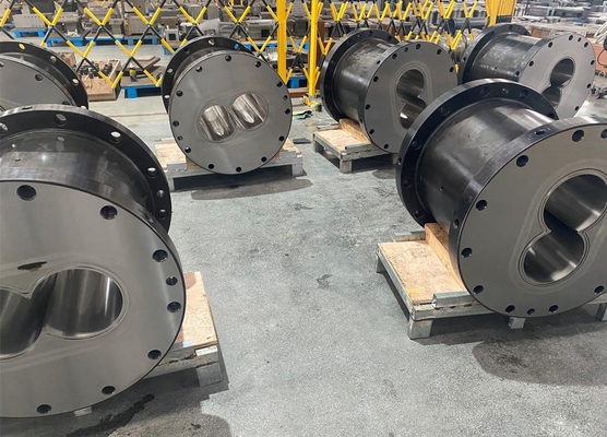 Wear Corrosion Resistance Twin Screw Extruders Splitting Barrels With Cooling System