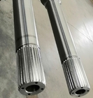Involute Spline Shaft Cold Rolling Shafts Spare Parts For Pelletizer in Petrochemical