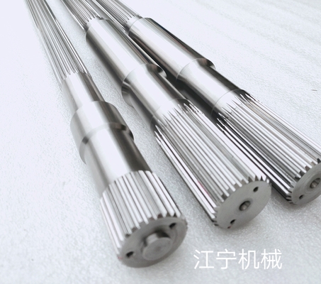 Cold Rolling Shafts Plastic Twin Screw Extruders Parts ZE55 for Pueffed PET Food