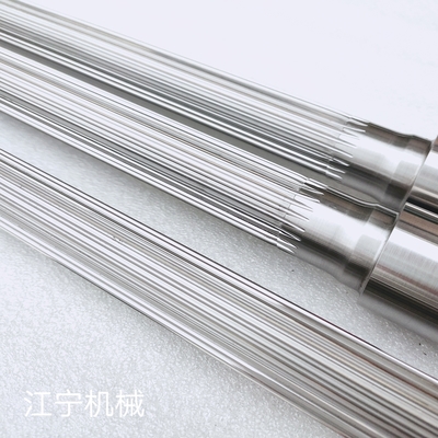 30 Screw Element Pellet Machine Parts Silver Color Double Screw Design