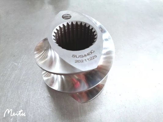 Involute Spline Shaft , Plastic Extruder Parts for Plastic Industry