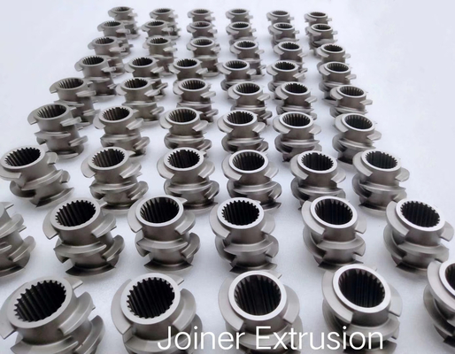 Durable CNC Machining Double Screw Extruder Machine Parts Buss Screw Elements