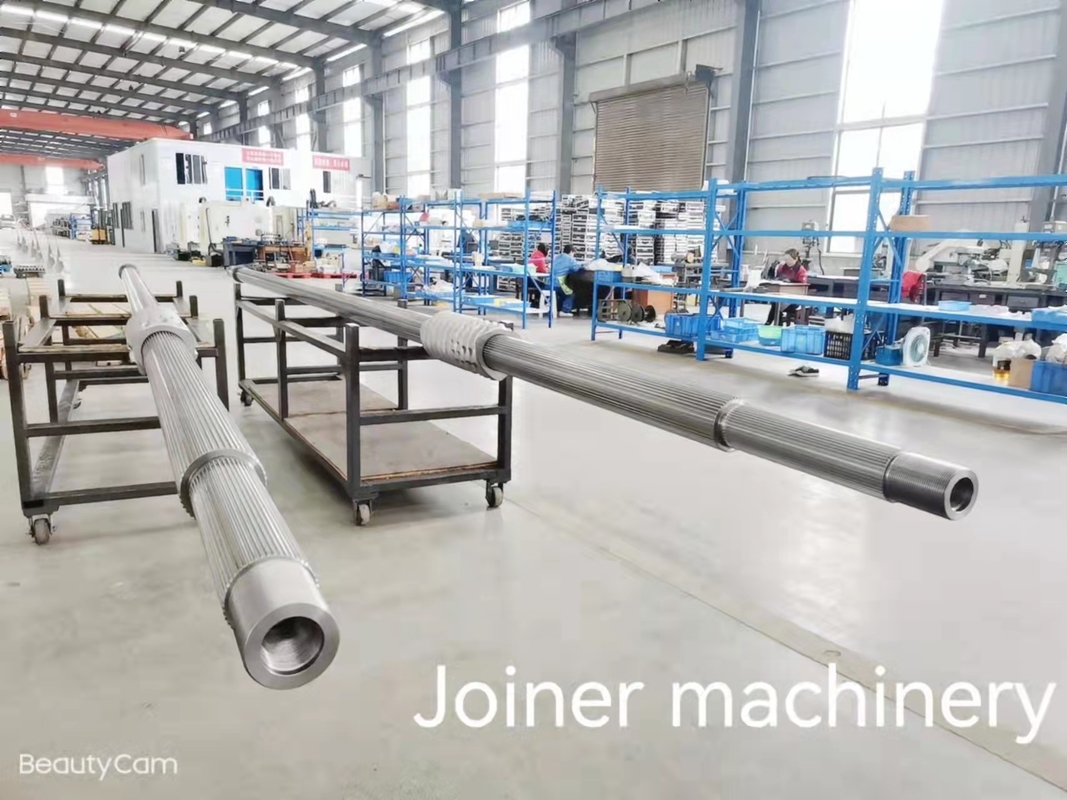40CrNiMoA Materials Extruder Shafts With Cooling System for Puffed Food Industry by Joiner