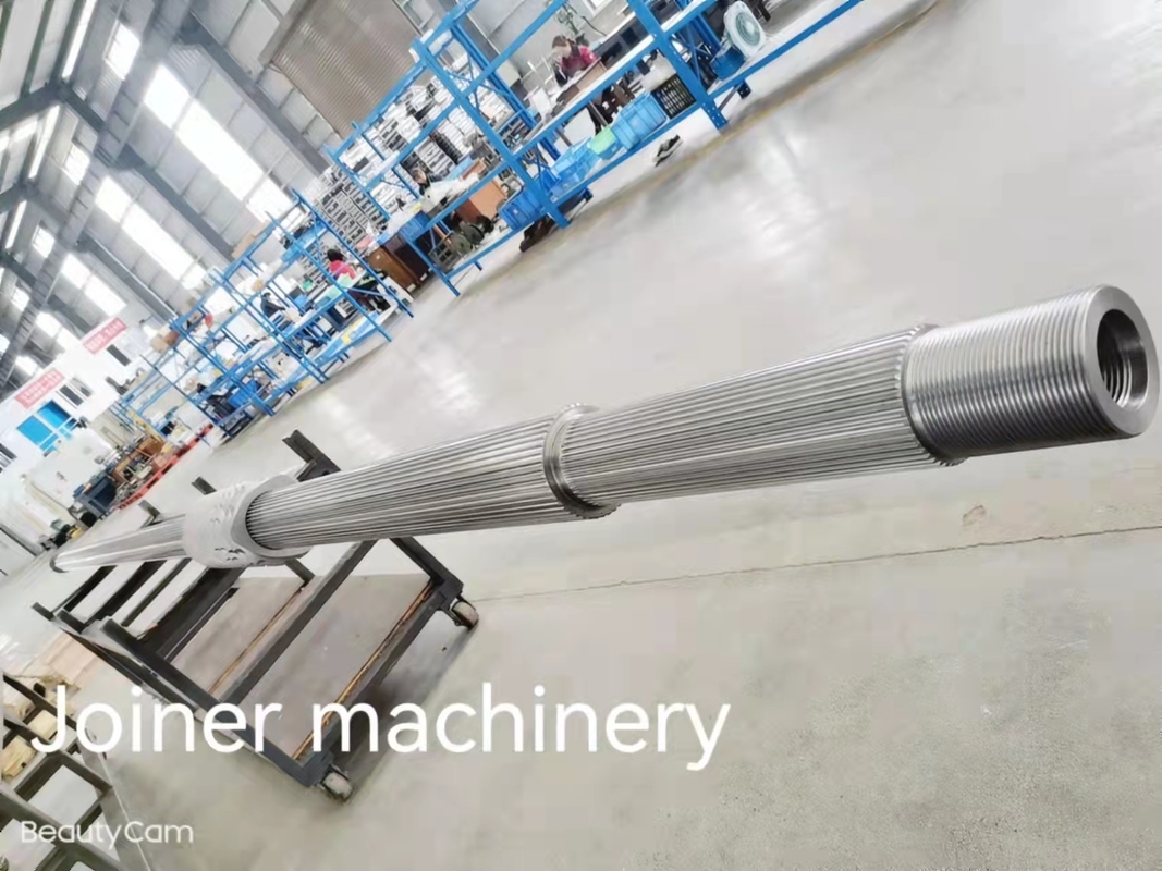 Twin Screw Extruder Involute Spline Shaft Cold Rolling Shafts Spare Parts for Plastic Industry