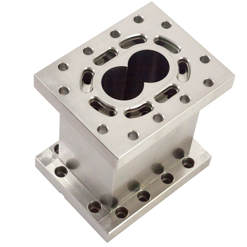 Powder Coating Extruders Spare Parts Sand Blast / Polishing Surface for Puffed Food Industry