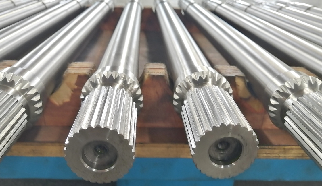 Long Rotating Twin Screw Shaft For Transmission And Connection