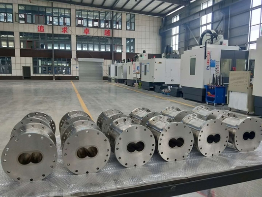 ZSE135 Nitrided Plastic Machine Extruder Screw Barrel Parts for Petrochemical Industry