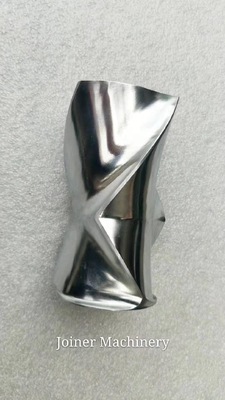 Extruder , Pelletizer Screw Elements 2 Flighted For Puffed Food Industry