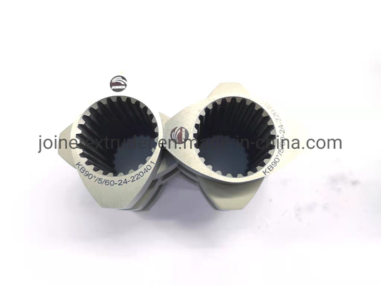 ZE77 Involute Inner Spline Neutral Extruder Screw Element Kneading Blocks