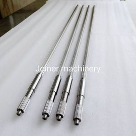 Twin Screw Shaft Plastic Extruder Screw Design Extruder Screw Parts DH2F Material