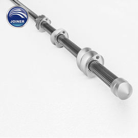40CrNiMoA Materials Extruder Shaft , Twin Screw Extruder Parts With Cooling System