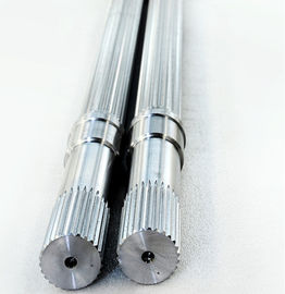 HRC44 Hardness Involute Spline Shaft , Plastic Extruder Parts Stable Performance