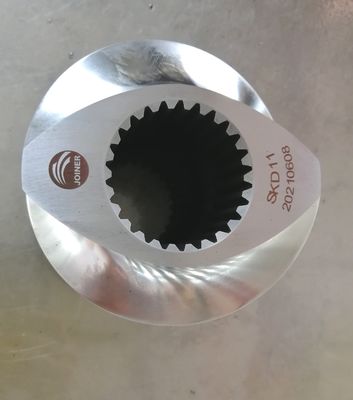 Polishing 58 MC18 Convey Screw Elements Vacuum Quenching Heat Treatment