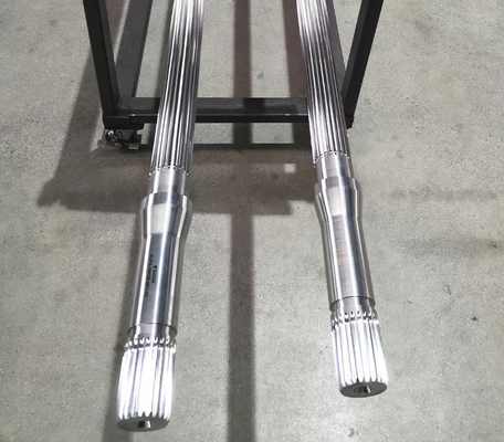 High Torque Twin Screw Extruder MachineComponents Diameter 120mm Involute Spline Shaft