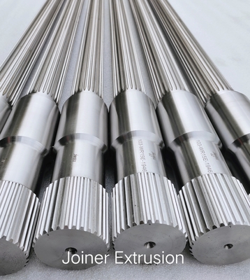 Durable High Torque Traditional Twin Screw Extruder Shaft Involute Spline