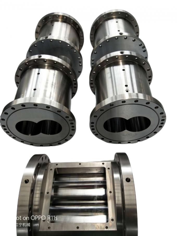 Twin Screw Food Extruder Screw Elements Durable Barrel HIP Ni60 Ally